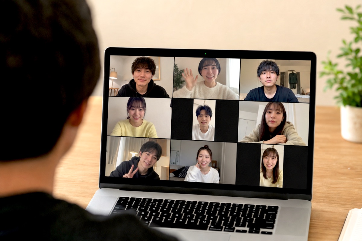 帰国後に仲間とオンラインで語り合う旅後ミートアップ